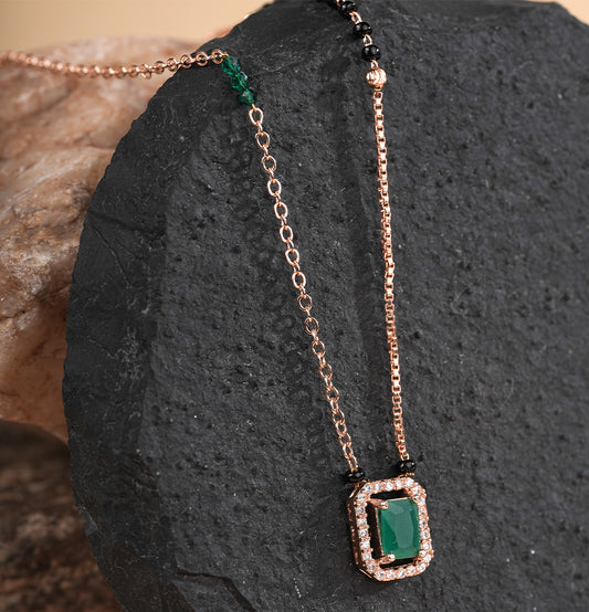 emerald elegance mangalsutra online