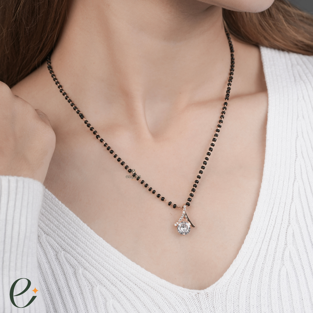 Solitaire Diamond Mangalsutra