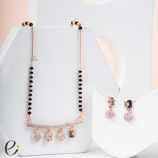 Delight Mangalsutra With Earrings