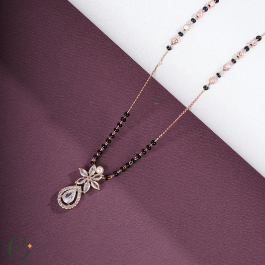 Floral Pear Mangalsutra