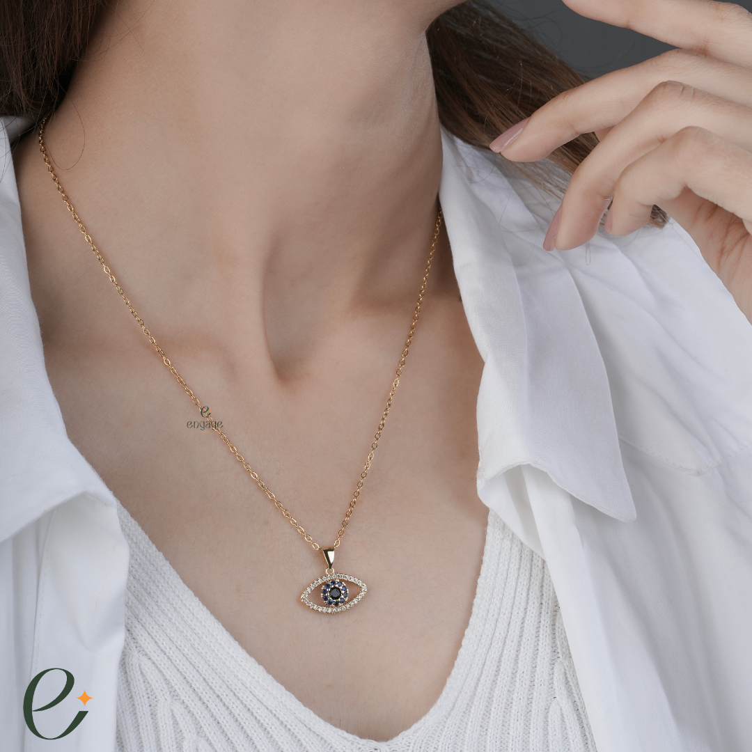 Best blue shiva eye necklace