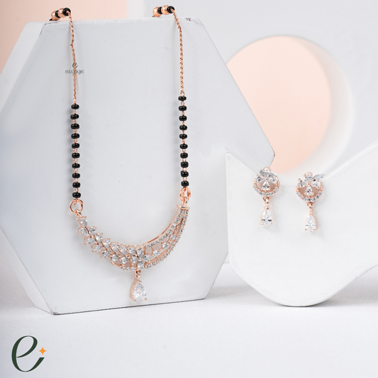 Pear Drop Diamond Mangalsutra