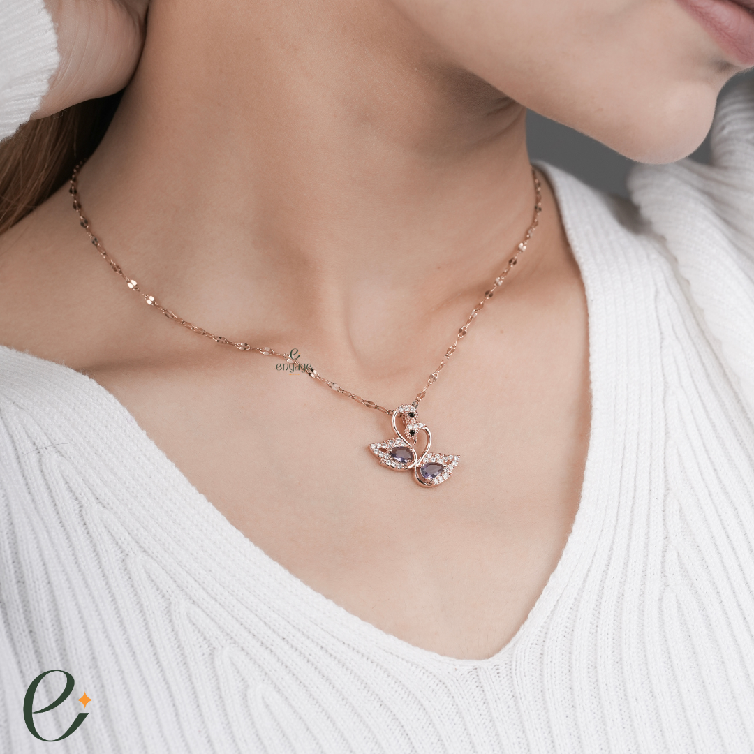 Lovebirds Harmony Diamond Necklace