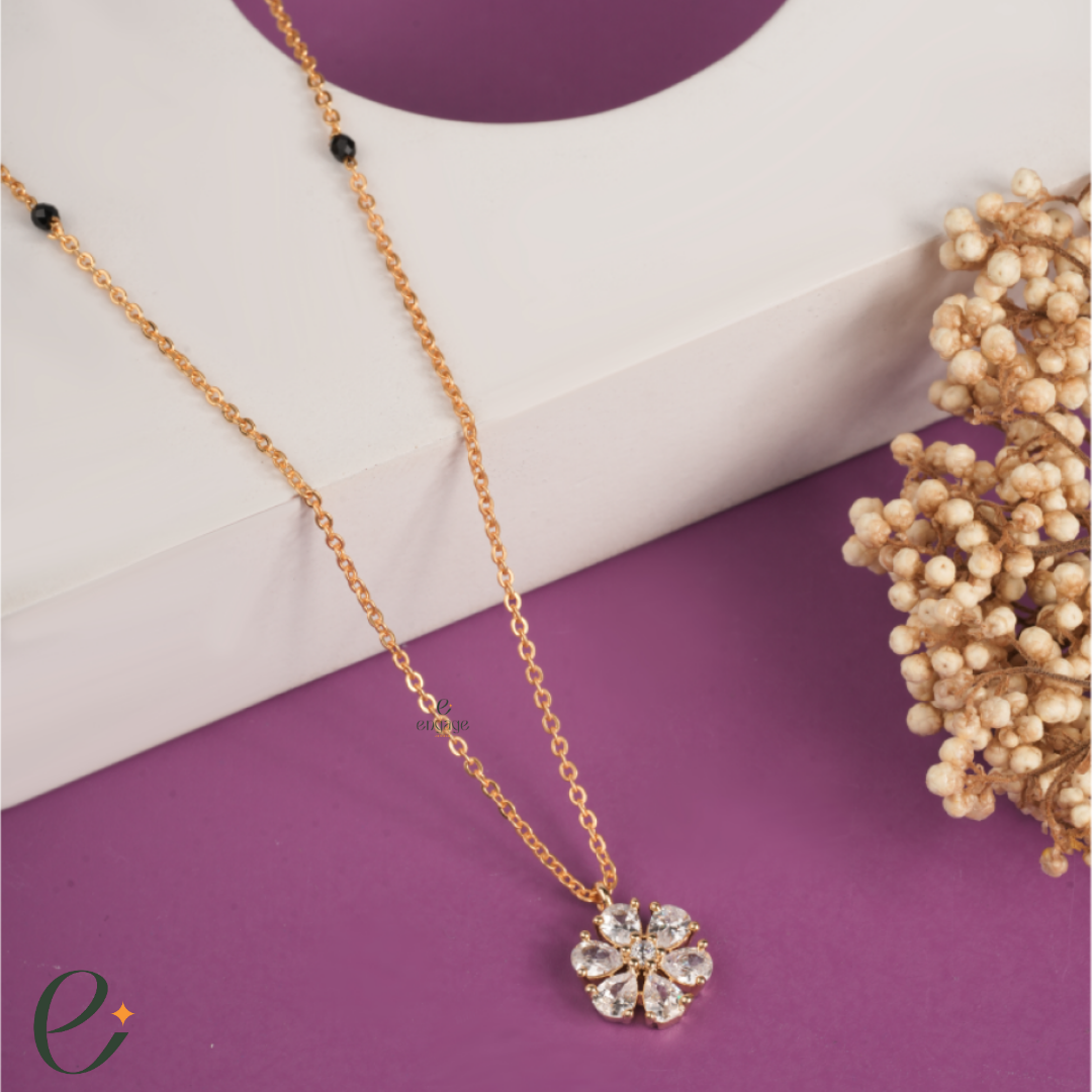 Single Blossom mangalsutra