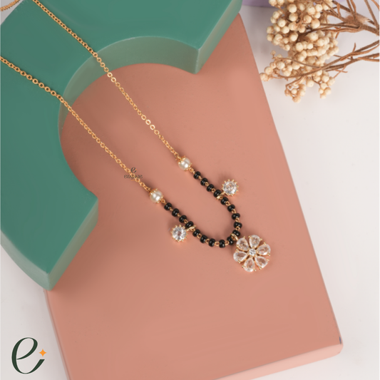 Floral Serenity Mangalsutra