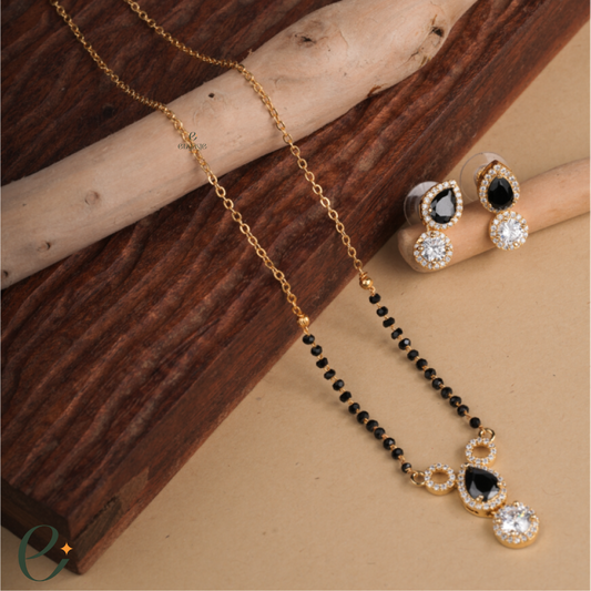 Teardrop mangalsutra