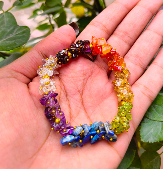 Natural Mix Gemstone Bracelet - Engage Jewels