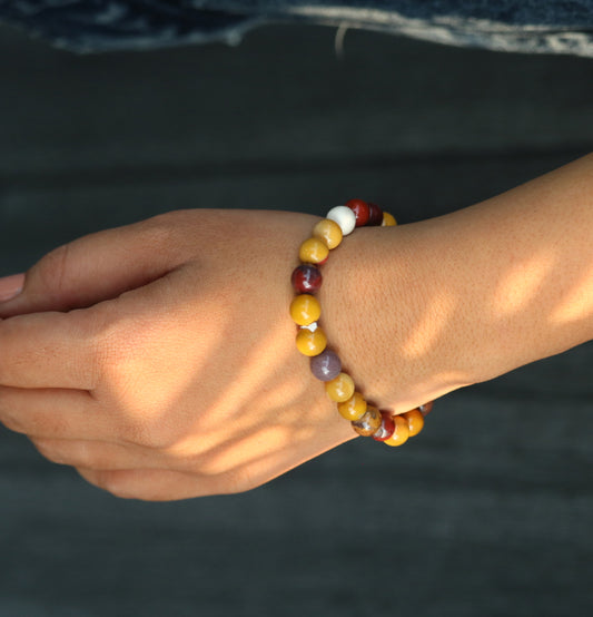 Natural Mookaite Bracelet - Engage Jewels