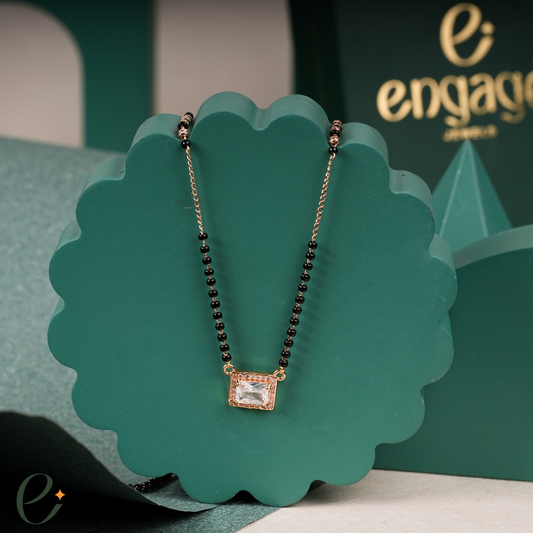 Emerald Diamond Mangalsutra