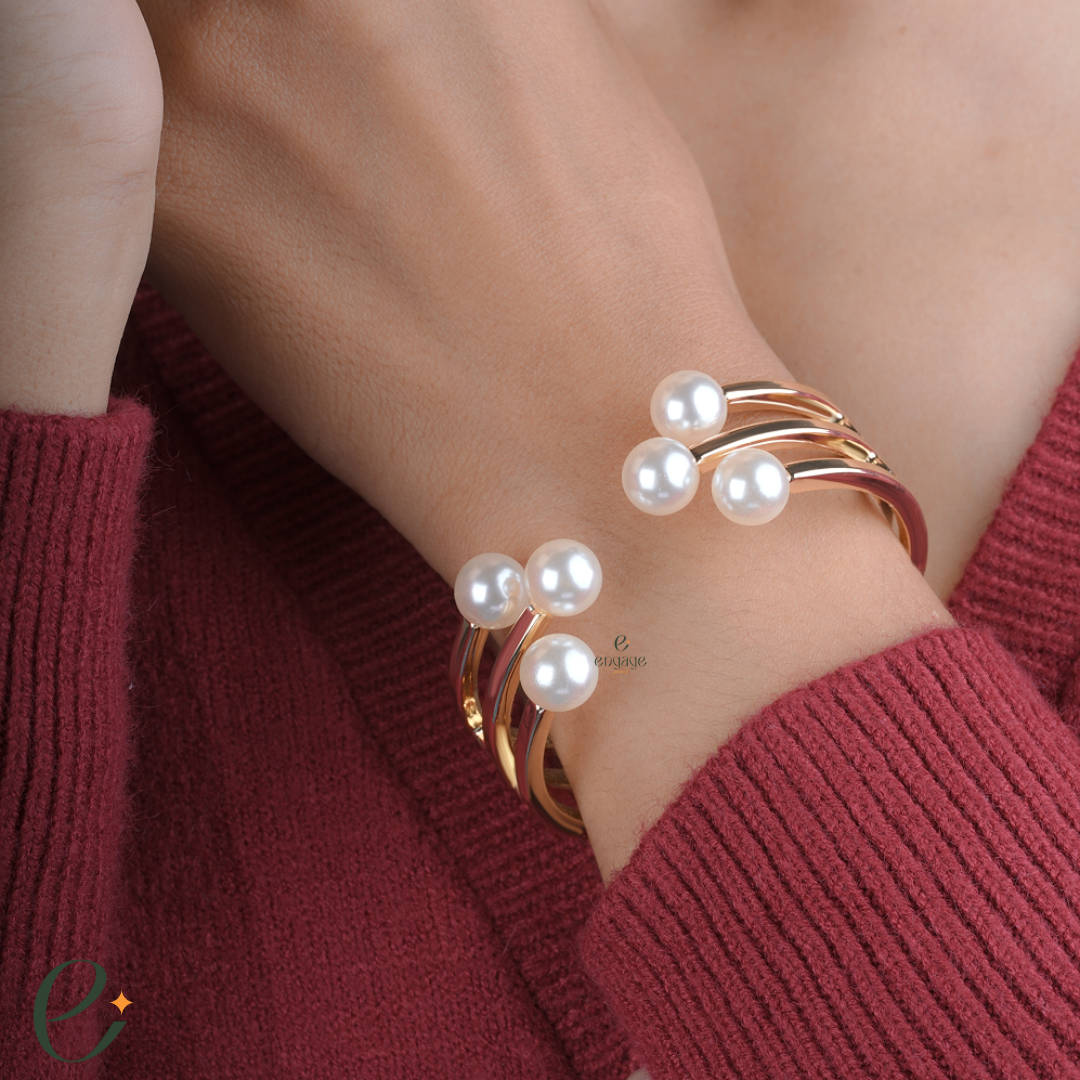 Pearl Gold Bracelet