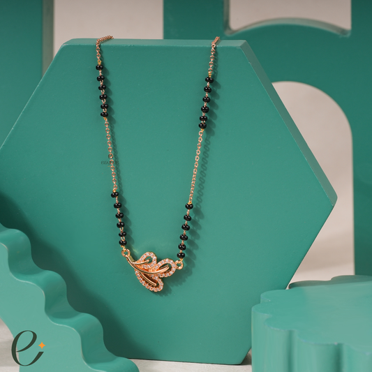 Leaf Charm Mangalsutra
