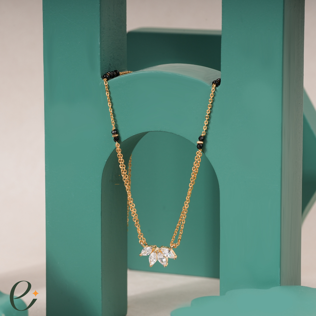 Half Bloom Mangalsutra