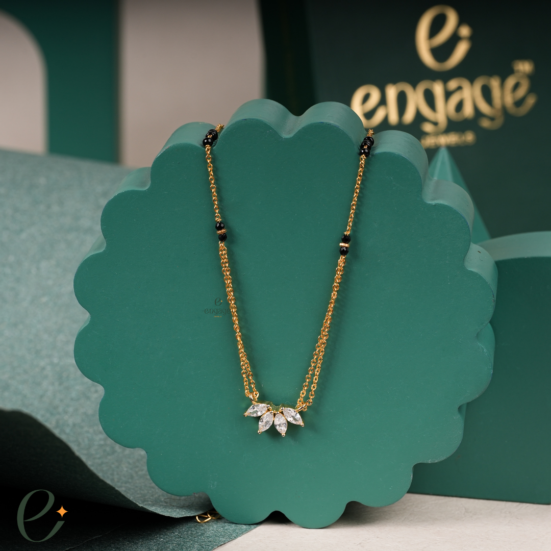 Half Bloom Mangalsutra