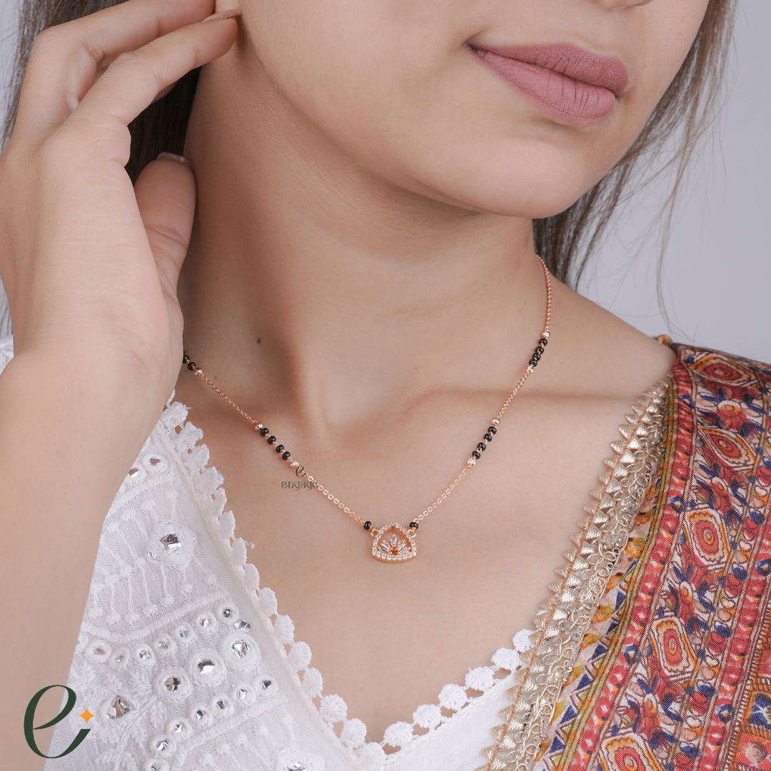 Trilight Bloom Mangalsutra