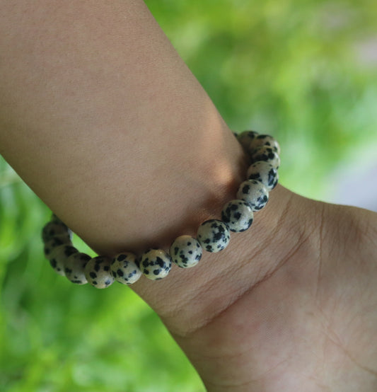 Dalmatian Jasper Bracelet - Engage Jewels