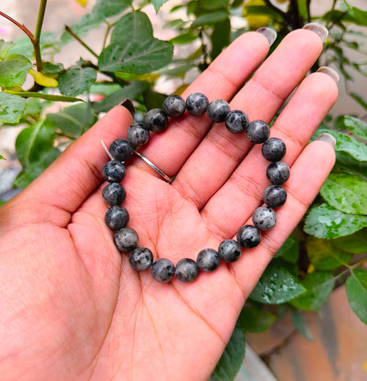 Natural Black labradorite Bracelet - Engage Jewels