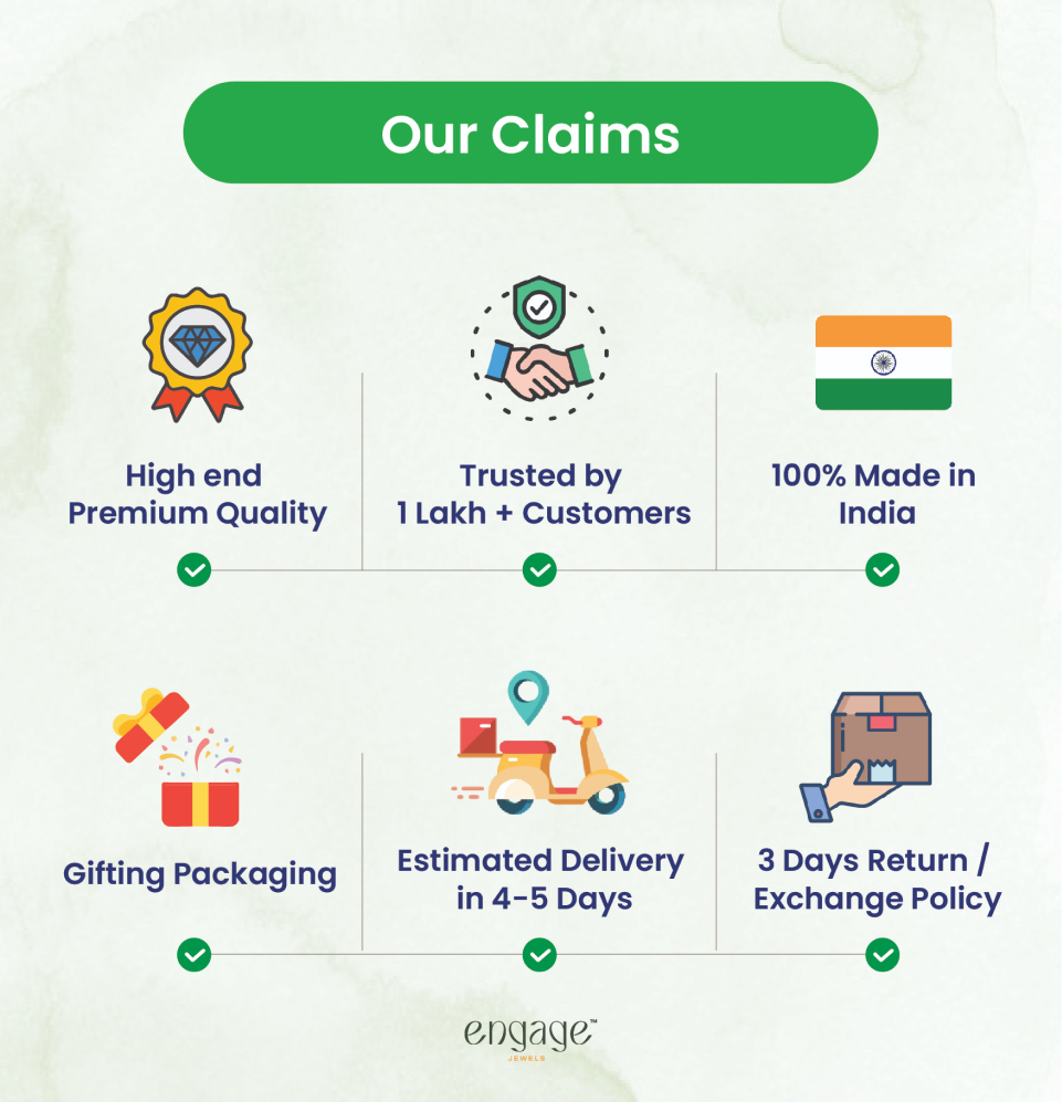 Chunky Cross line Charms earrings - Engage Jewels