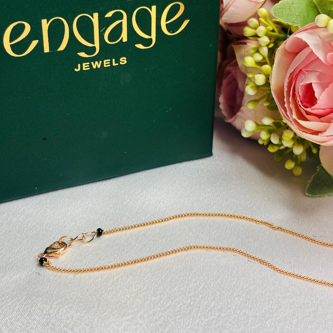 Fish Harmony Diamond Mangalsutra