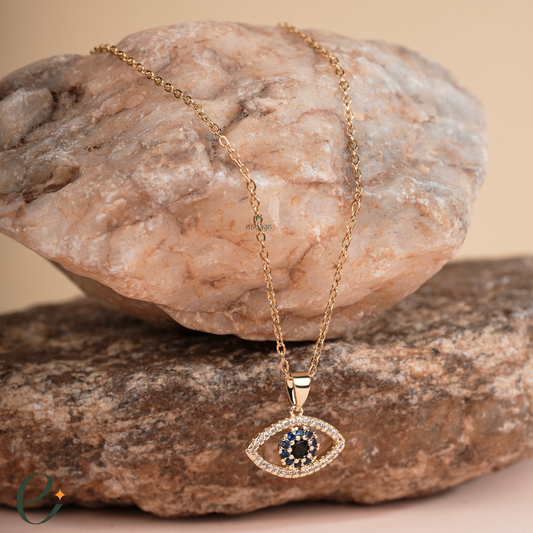 Blue Shiva Eye Necklace