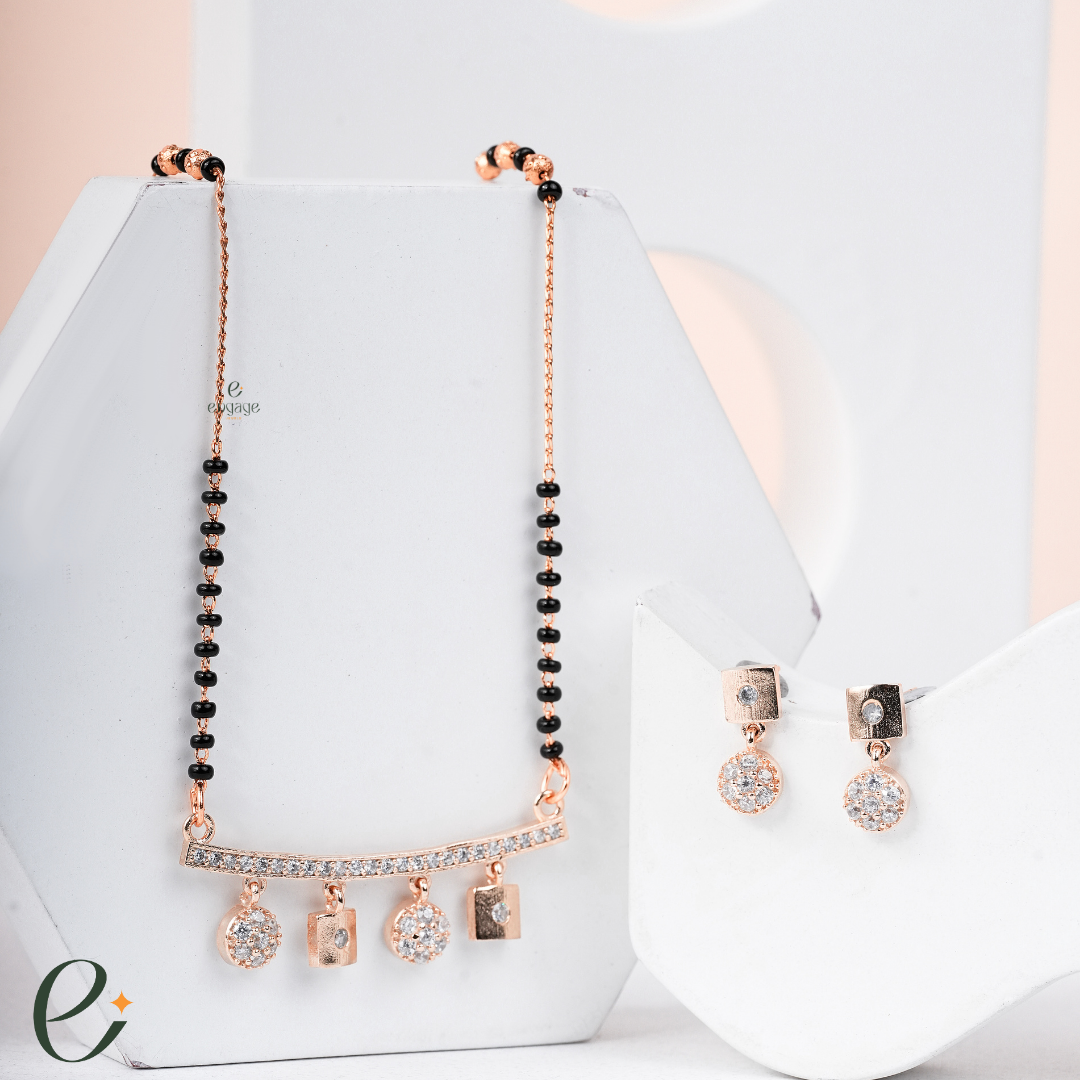 Delight Mangalsutra With Earrings