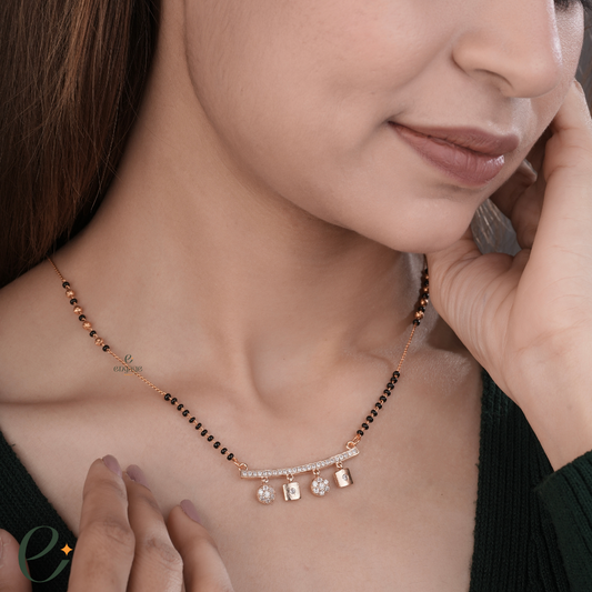 Delight Mangalsutra With Earrings