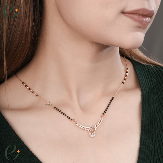 Twin Hearts Diamond Mangalsutra