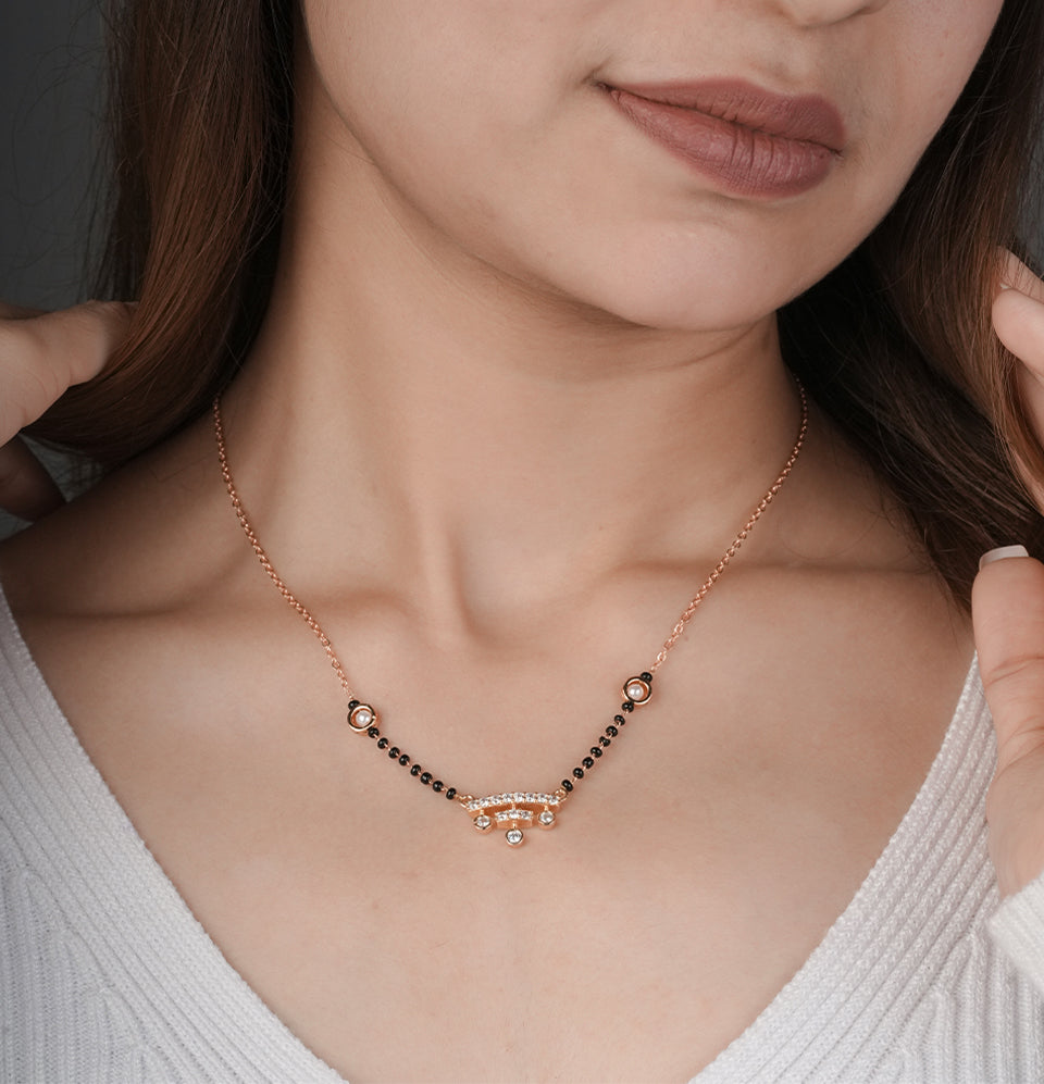 Droplet Diamond Mangalsutra - Engage Jewels