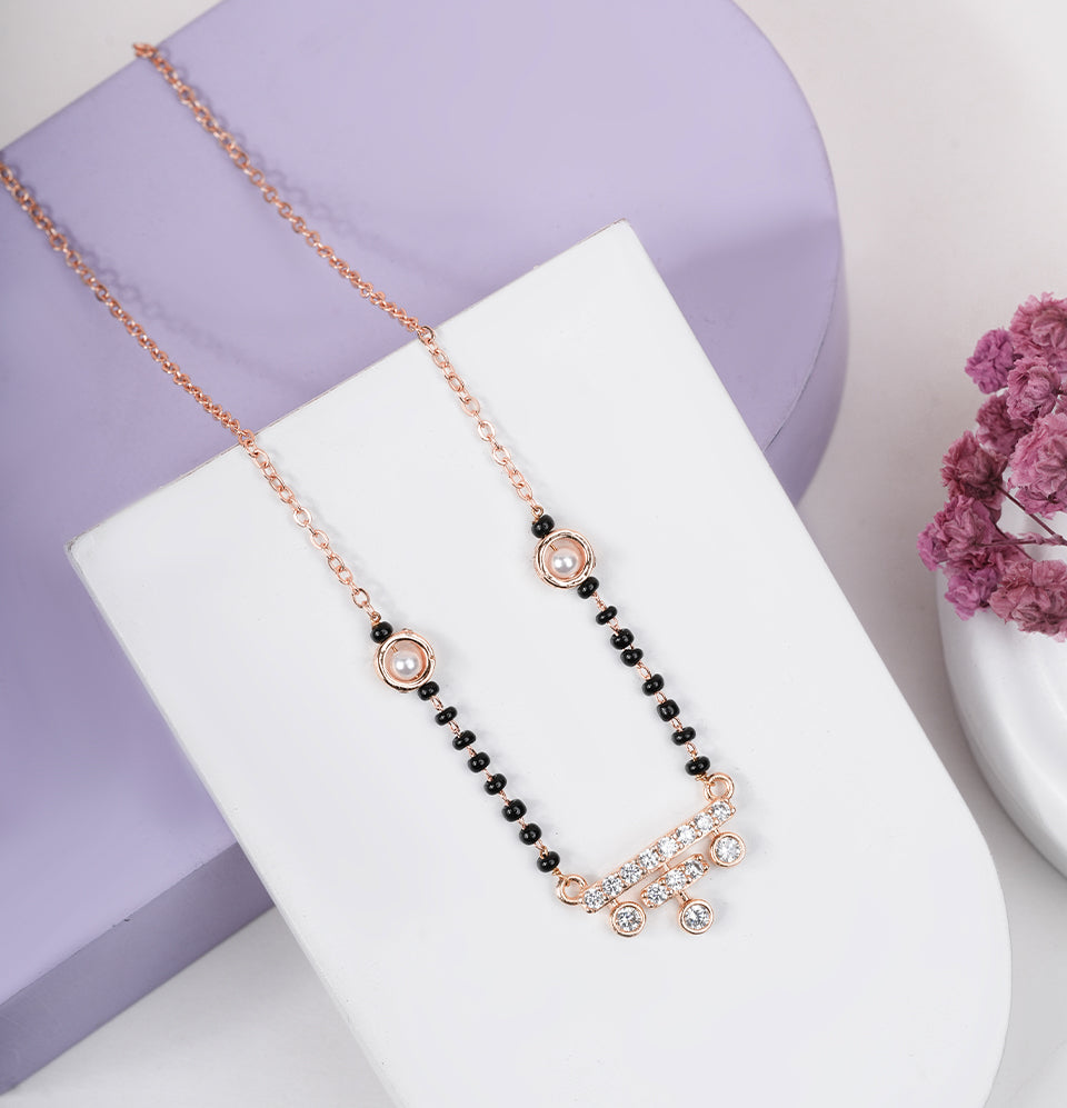 Droplet Diamond Mangalsutra - Engage Jewels