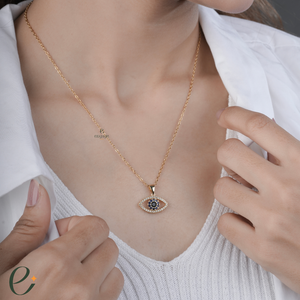 Blue Shiva Eye Necklace