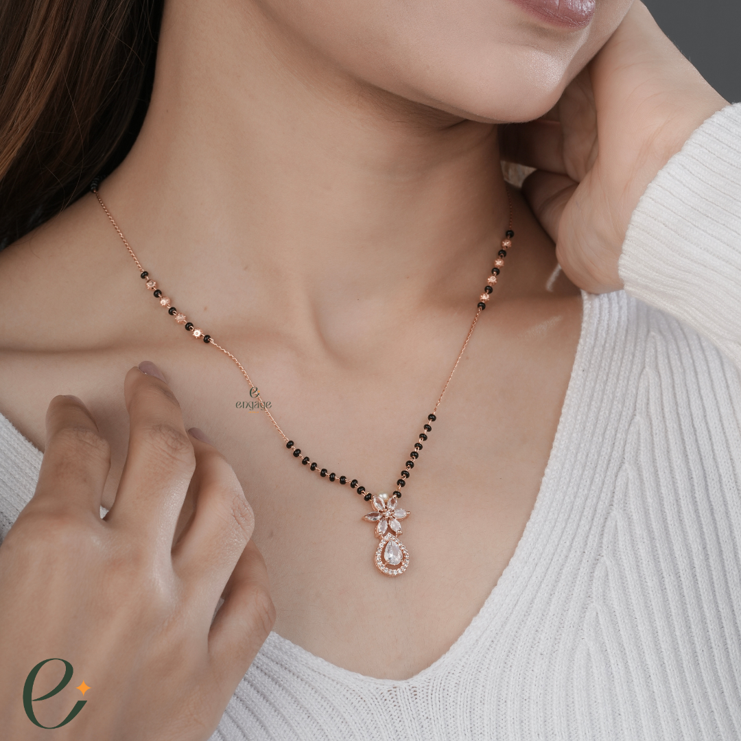 Floral Pear Blossom Mangalsutra