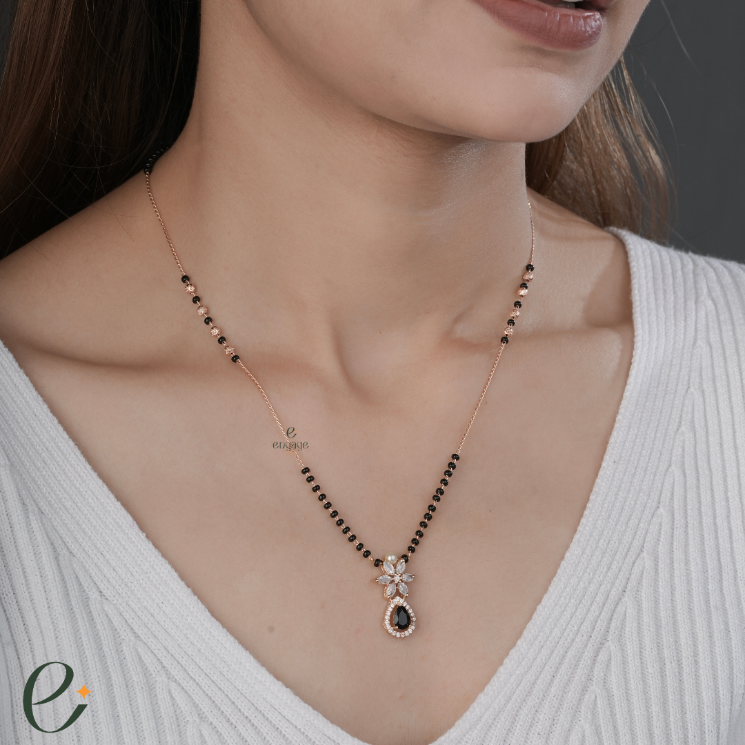 Floral Pear Blossom Mangalsutra