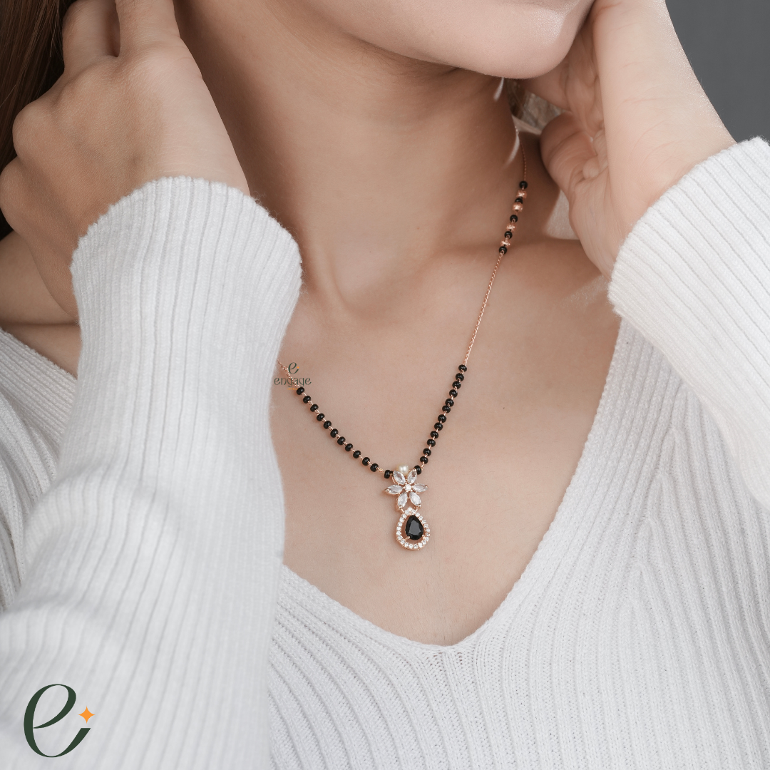 Floral Pear Blossom Mangalsutra