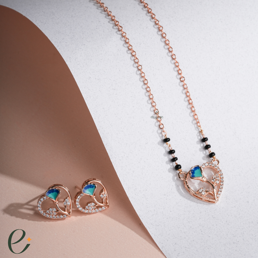 heart garden mangalsutra