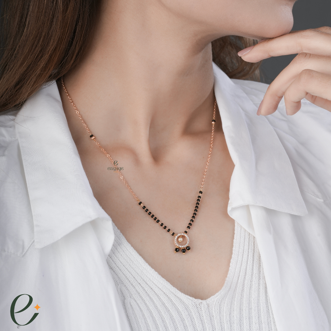 Circle Elegance Diamond Mangalsutra