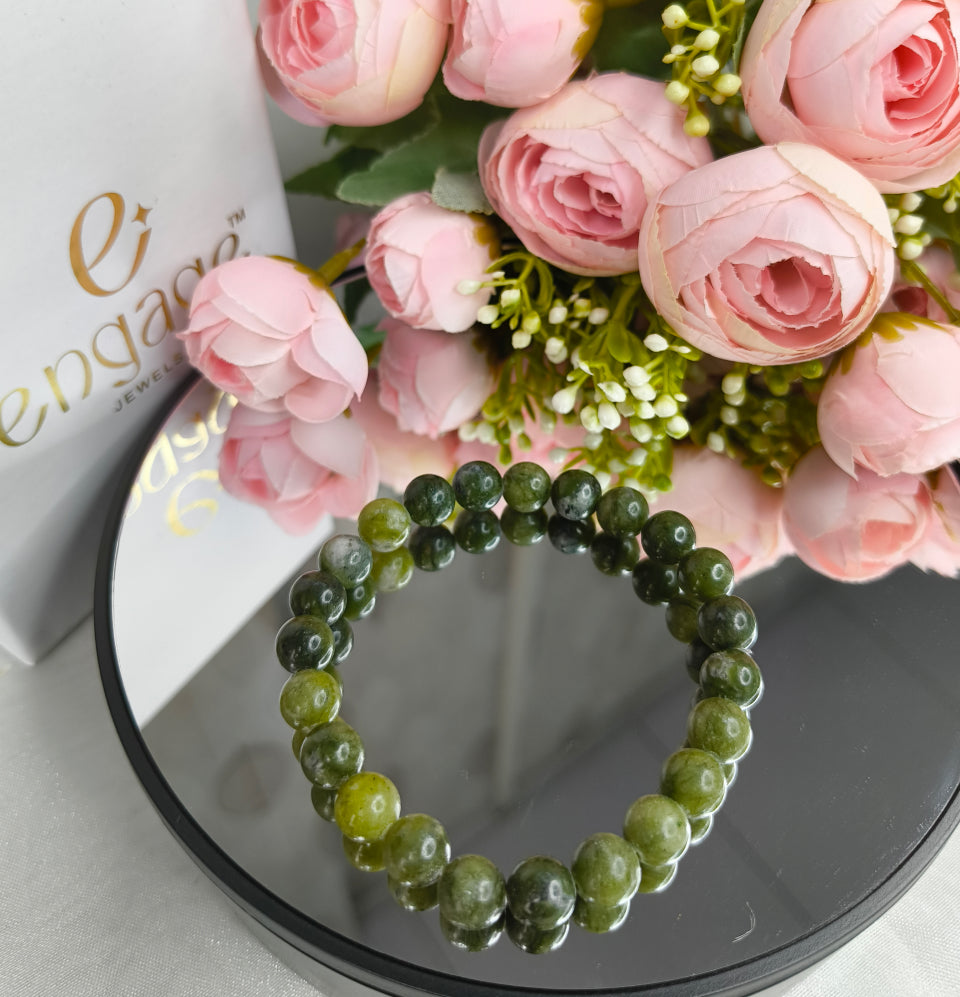 green jade bracelet - Engage Jewels