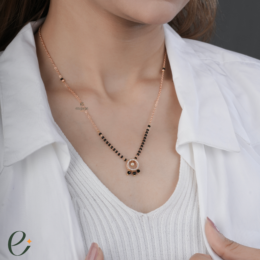 Circle Elegance Diamond Mangalsutra
