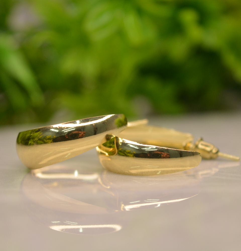 Large stainless steel hoop earrings - Engage Jewels