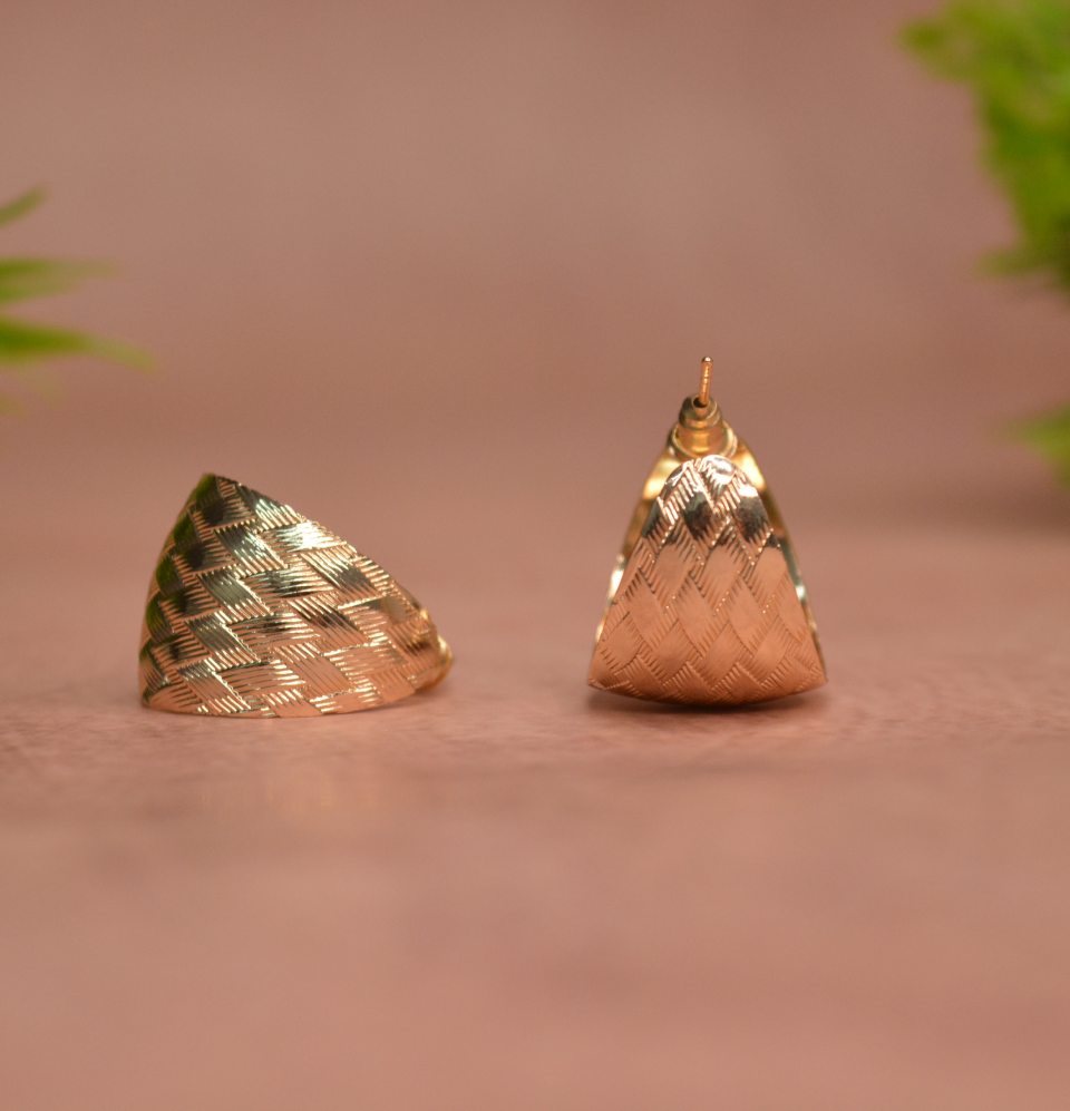 Chunky Chex Charms earrings - Engage Jewels