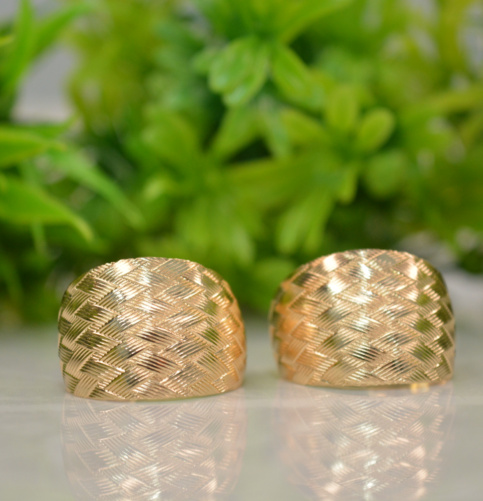 Chunky Chex Charms earrings - Engage Jewels