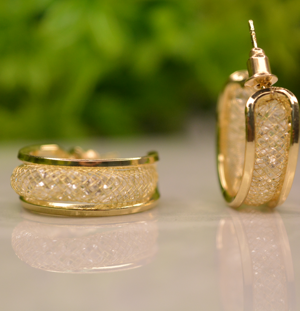 Chunky Diamond Charms earrings - Main Image