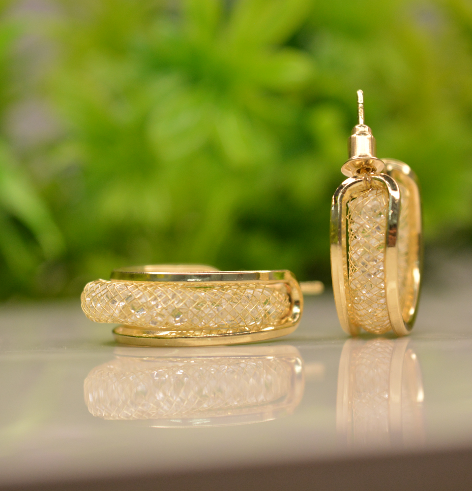 Chunky Diamond Charms earrings - Engage Jewels