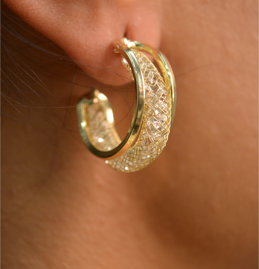 Chunky Diamond Charms earrings - Engage Jewels