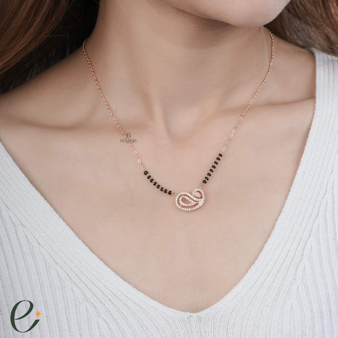 mango magic diamond mangalsutra for women