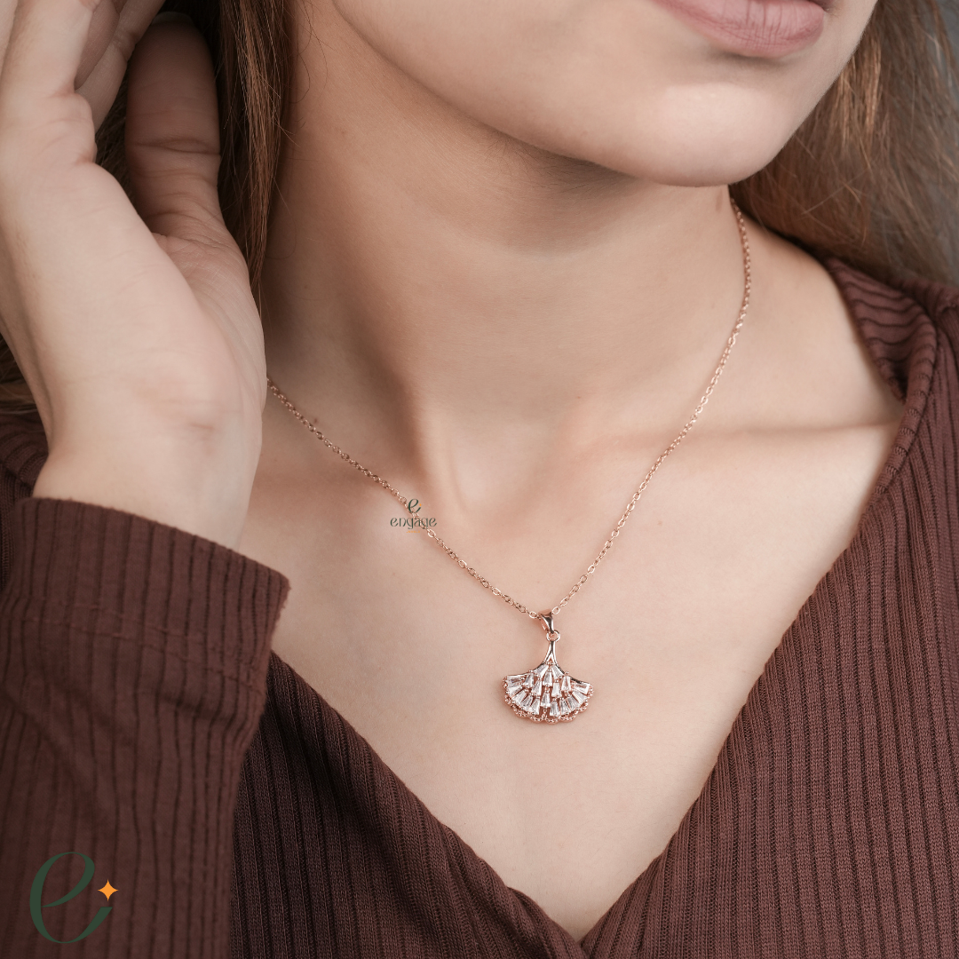 Cinderella Diamond Pendant Chain