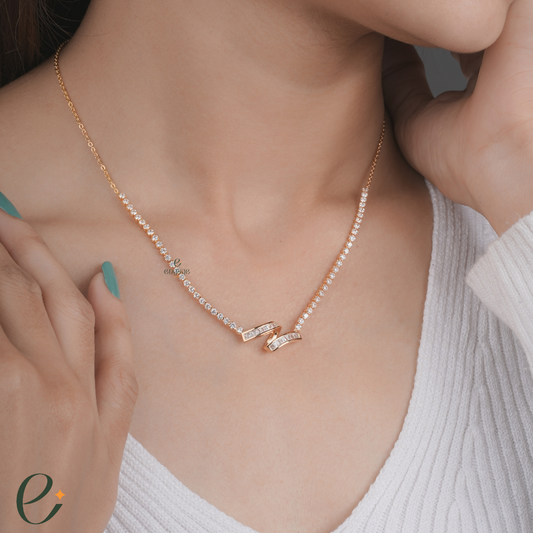 Shop Twisted Diamond Necklace for Elegant Style