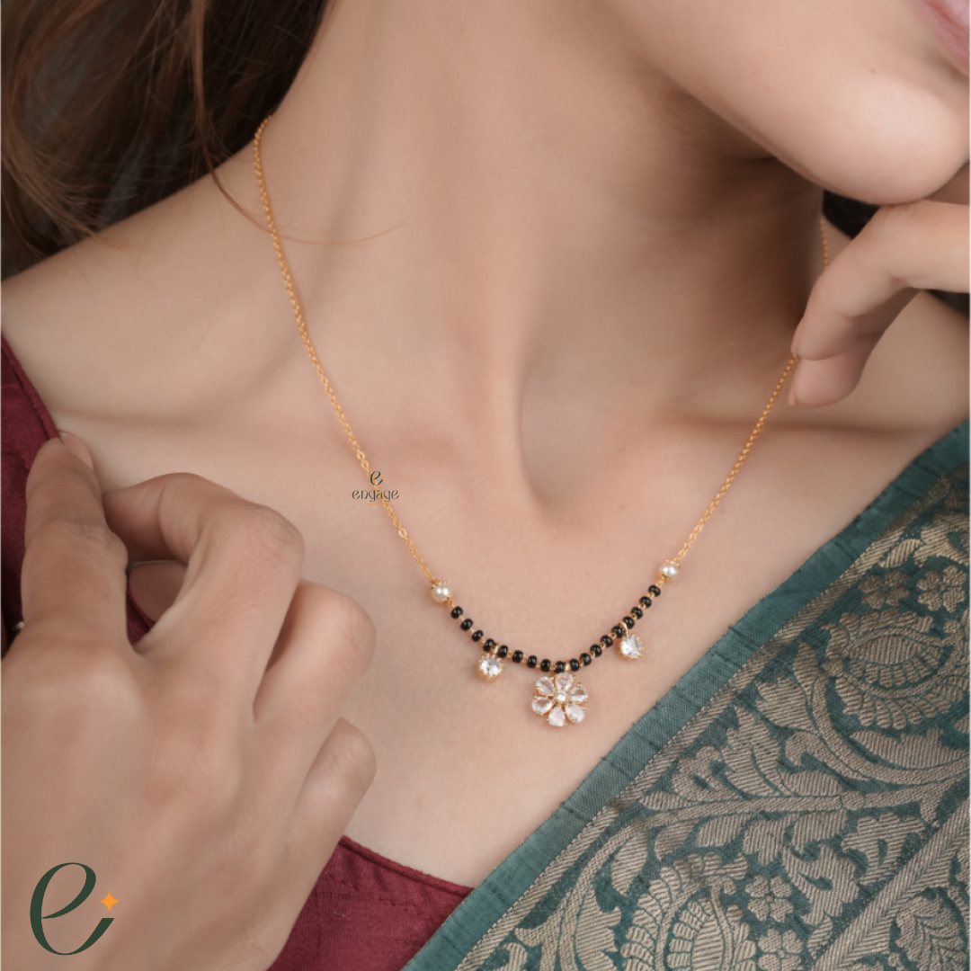 Floral Serenity Mangalsutra