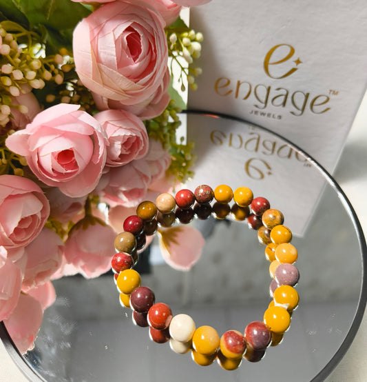 Natural Mookaite Bracelet - Engage Jewels