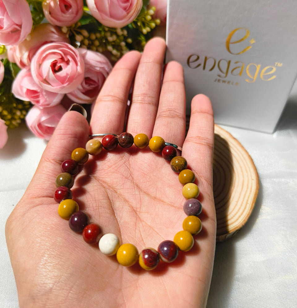 Natural Mookaite Bracelet - Engage Jewels