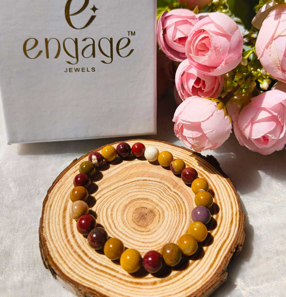 Natural Mookaite Bracelet - Engage Jewels