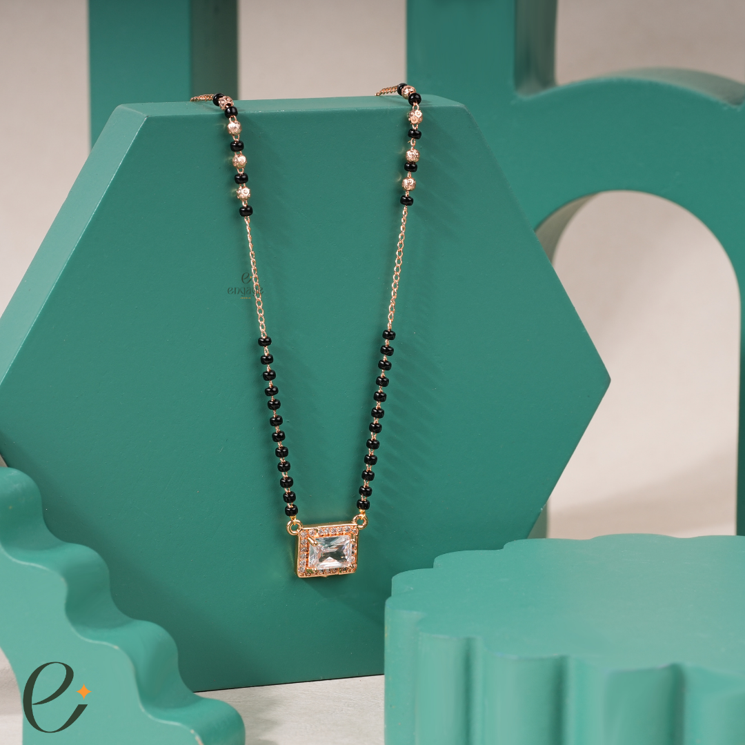 Emerald Diamond Mangalsutra
